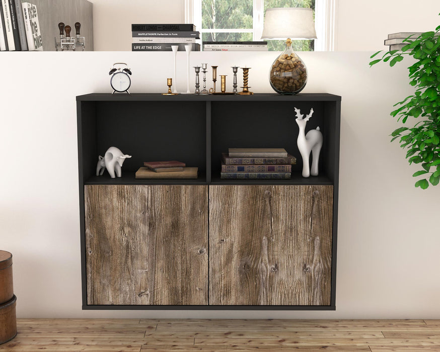 Sideboard Rochester, Treibholz, hängend (92x79x35cm)