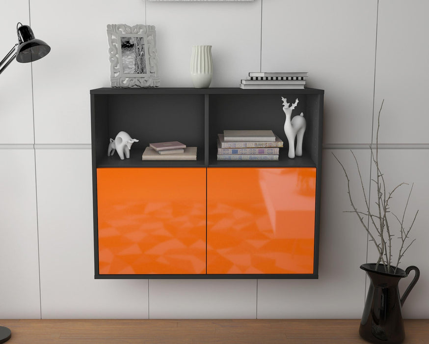 Sideboard Rochester, Orange, hängend (92x79x35cm)