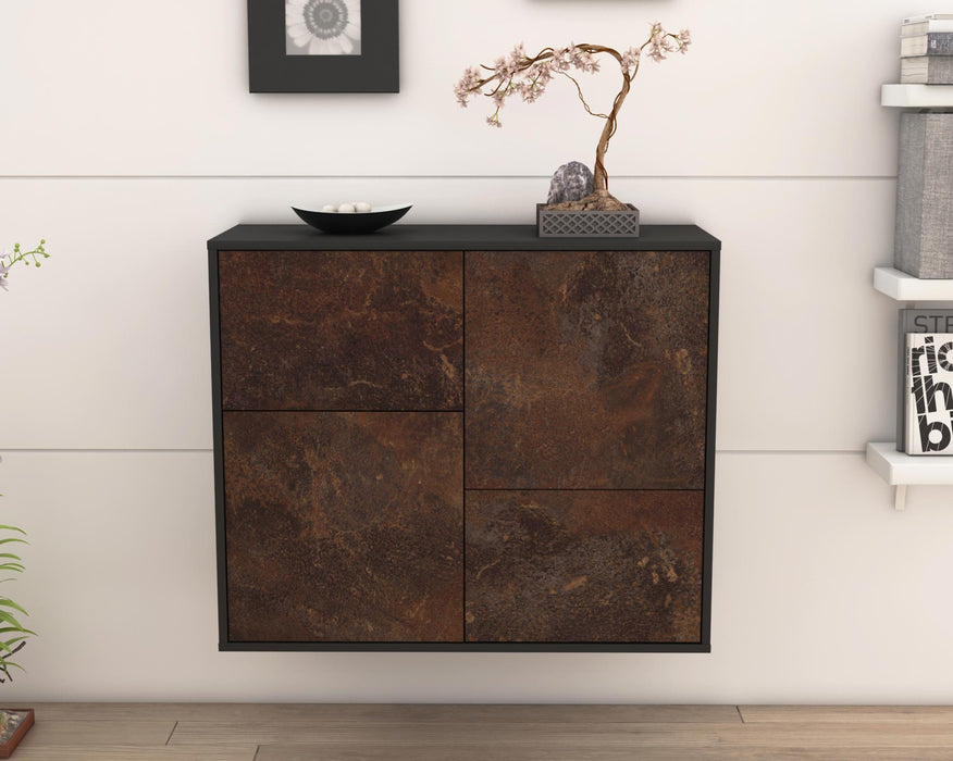 Sideboard Fremont, Rost, hängend (92x79x35cm)