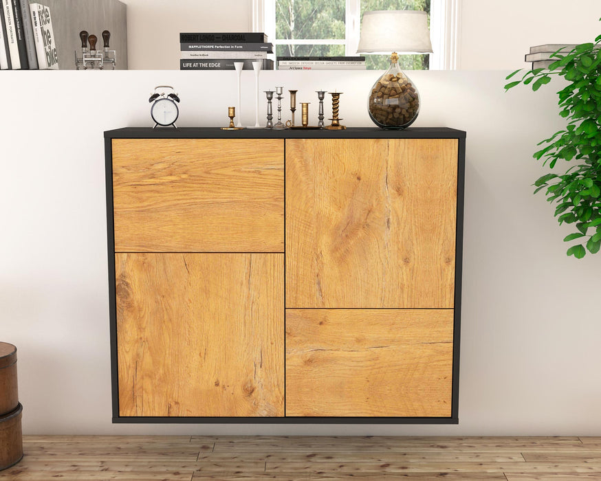 Sideboard Fremont, Eiche, hängend (92x79x35cm)