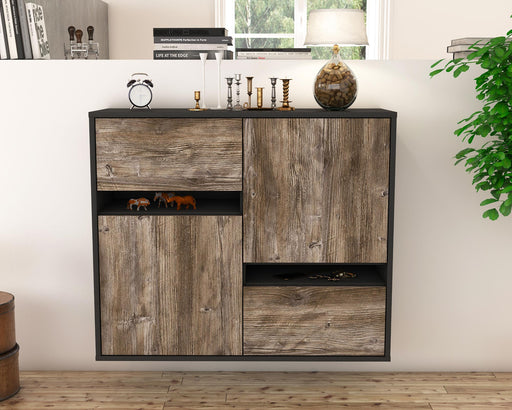 Sideboard Irvine, Treibholz, hängend (92x79x35cm)