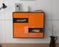 Sideboard Spokane, Orange, hängend (92x79x35cm)