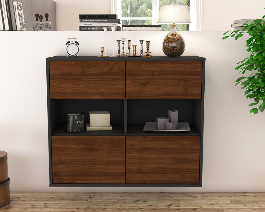 Sideboard Richmond, Walnuss, hängend (92x79x35cm)