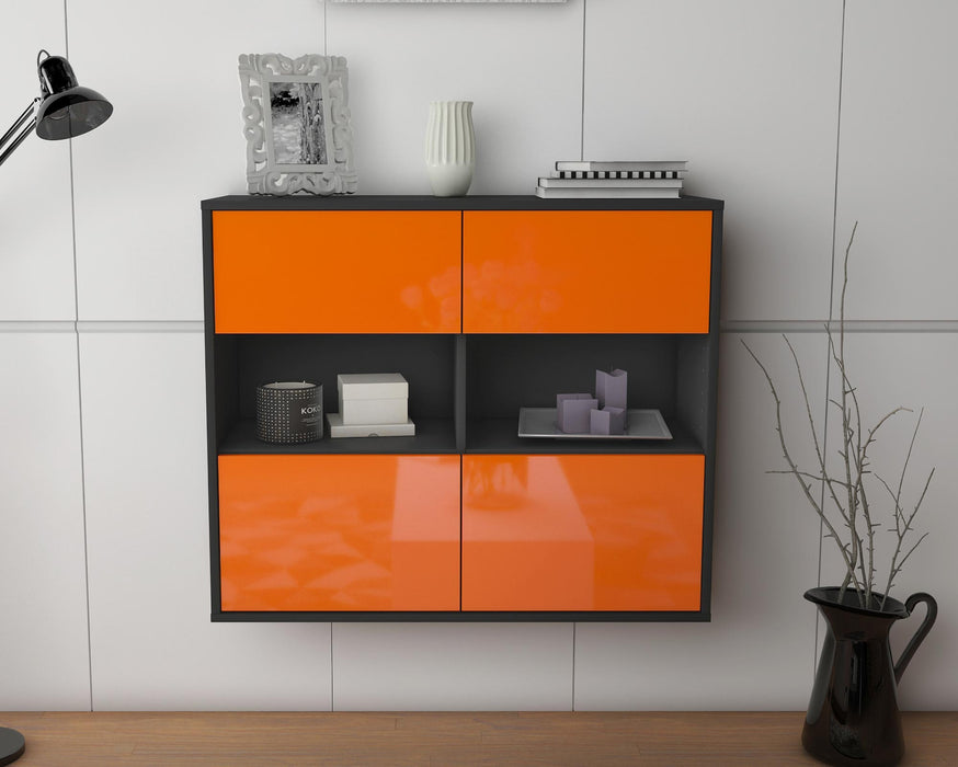 Sideboard Richmond, Orange, hängend (92x79x35cm)