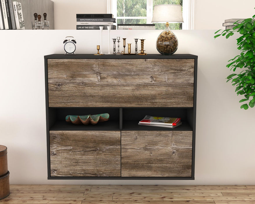 Sideboard San Bernardino, Treibholz, hängend (92x79x35cm)