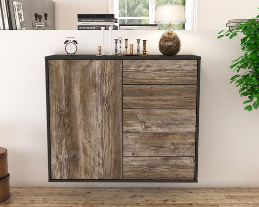 Sideboard Yonkers, Treibholz, hängend (92x79x35cm)