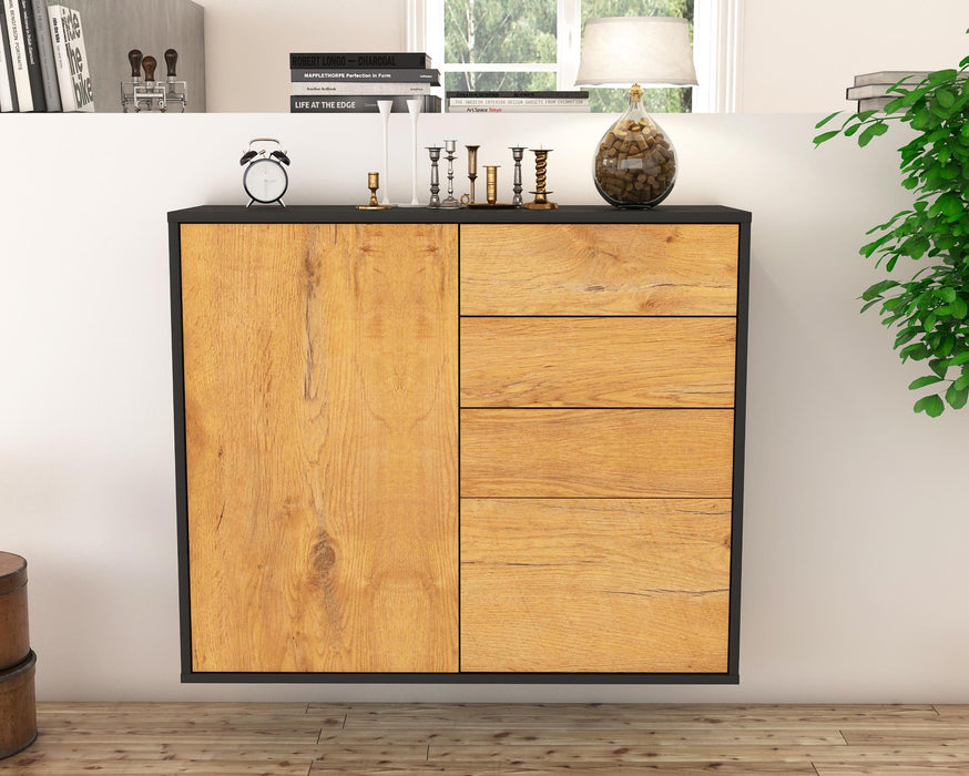 Sideboard Tacoma, Eiche, hängend (92x79x35cm)