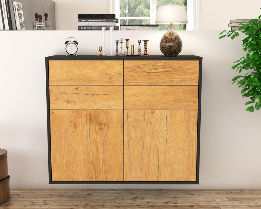 Sideboard Grand Rapids, Eiche, hängend (92x79x35cm)