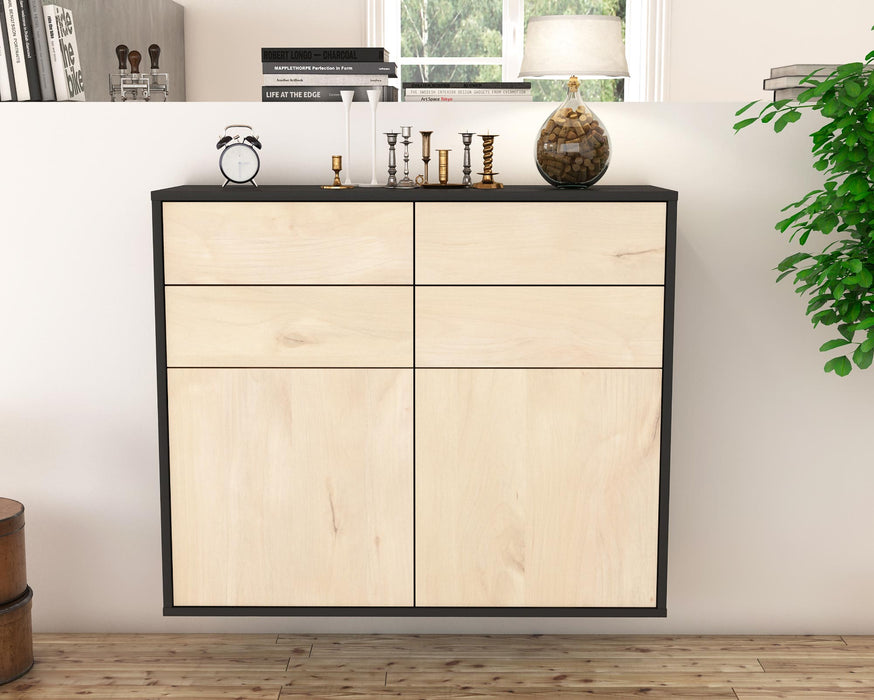 Sideboard Grand Rapids, Zeder, hängend (92x79x35cm)