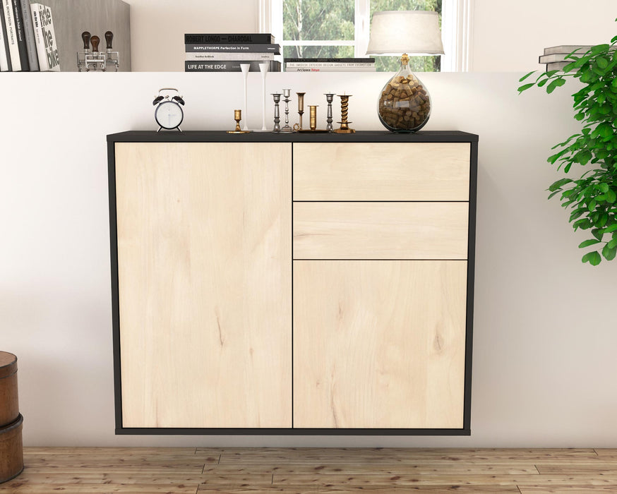 Sideboard Huntington Beach, Zeder, hängend (92x79x35cm)