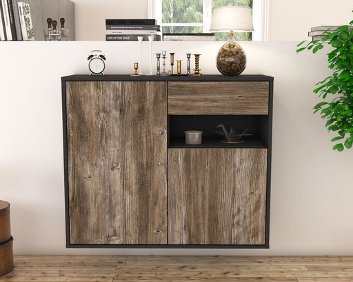 Sideboard Augusta, Treibholz, hängend (92x79x35cm)