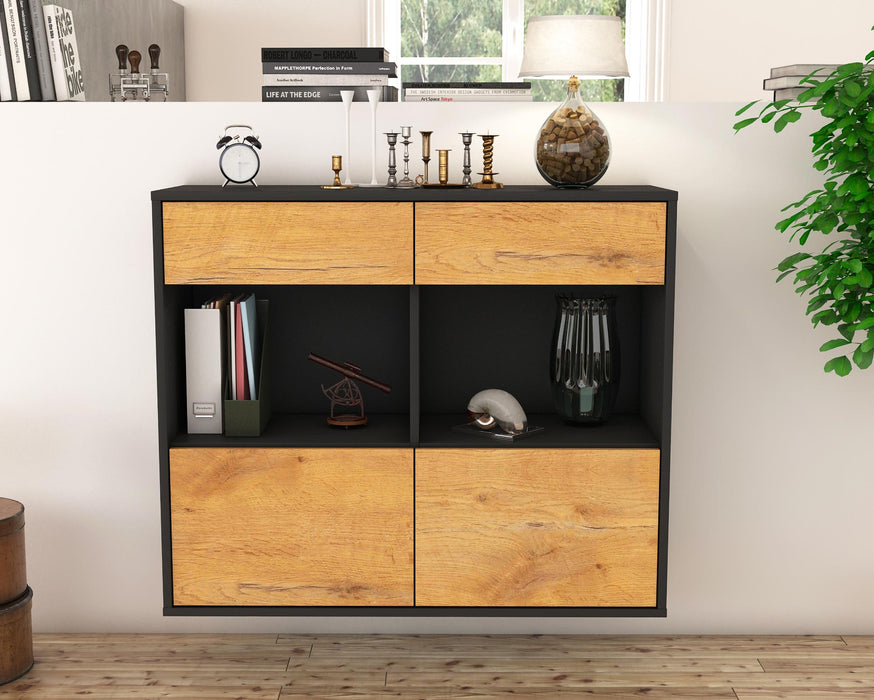 Sideboard Mobile, Eiche, hängend (92x79x35cm)