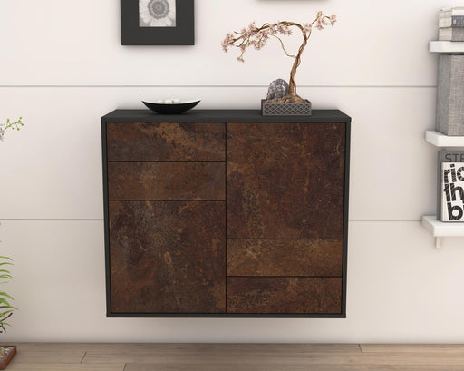 Sideboard Little Rock, Rost, hängend (92x79x35cm)