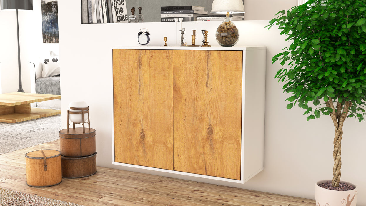 Sideboard Hialeah, Eiche, hängend (92x79x35cm)