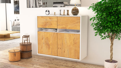 Sideboard Akron, Eiche, hängend (92x79x35cm)