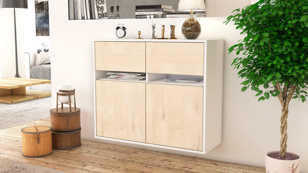 Sideboard Akron, Zeder, hängend (92x79x35cm)