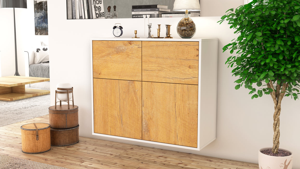 Sideboard Gilbert, Eiche, hängend (92x79x35cm)