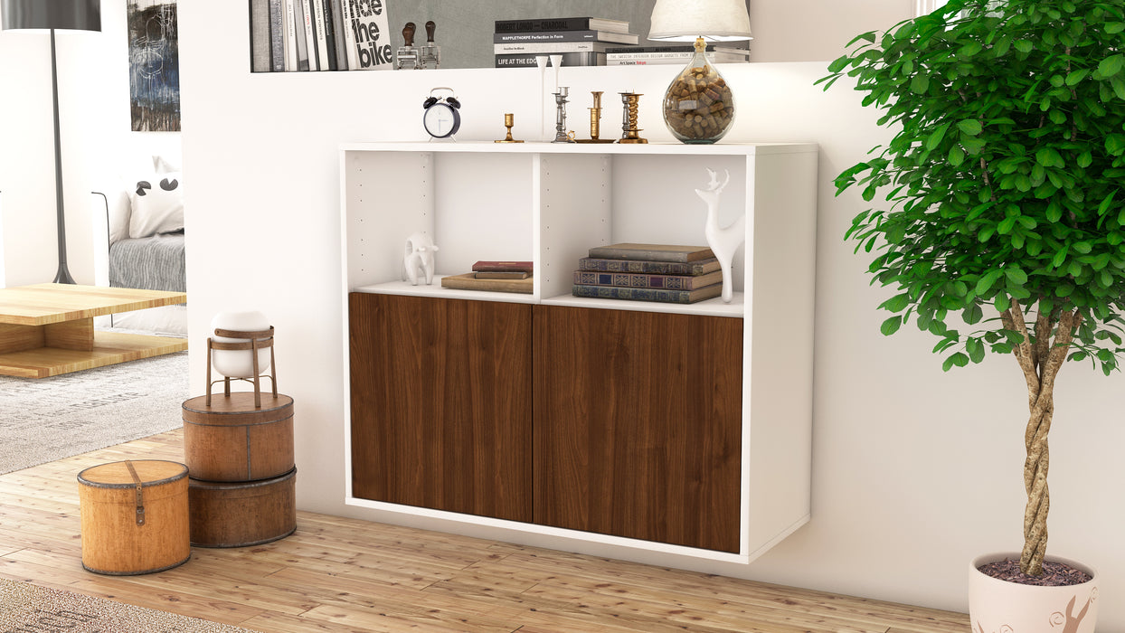 Sideboard Rochester, Walnuss, hängend (92x79x35cm)