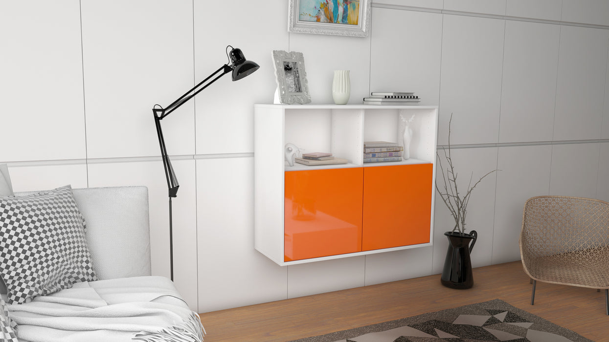 Sideboard Rochester, Orange, hängend (92x79x35cm)