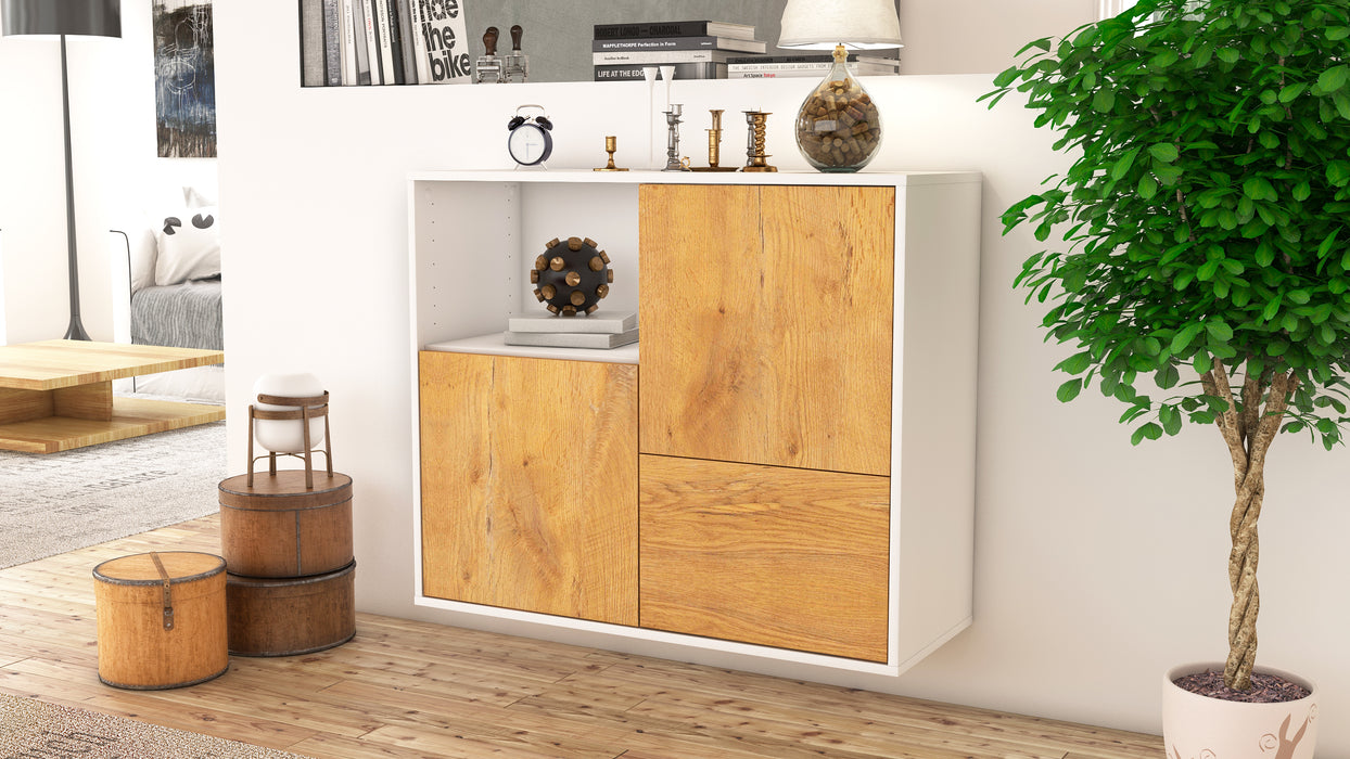 Sideboard Boise, Eiche, hängend (92x79x35cm)