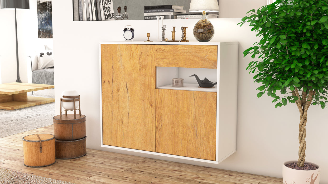 Sideboard Augusta, Eiche, hängend (92x79x35cm)