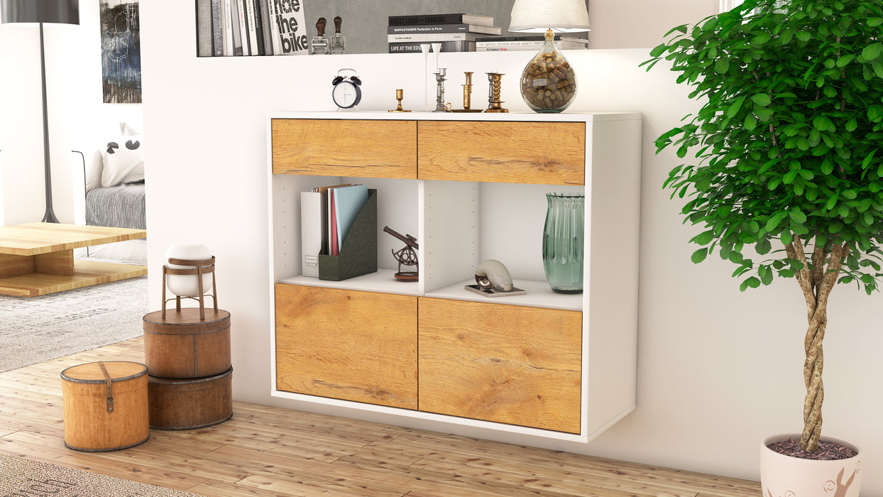 Sideboard Mobile, Eiche, hängend (92x79x35cm)