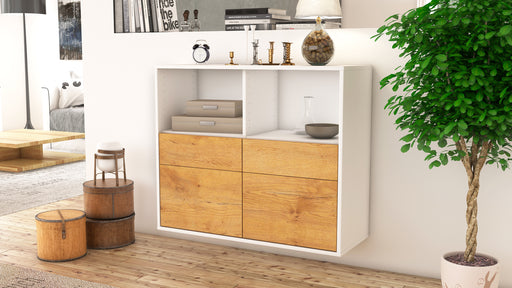 Sideboard Moreno Valley, Eiche, hängend (92x79x35cm)