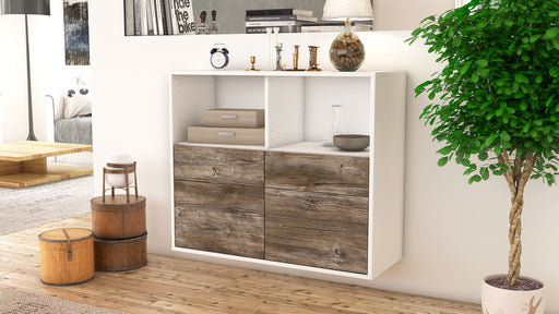 Sideboard Moreno Valley, Treibholz, hängend (92x79x35cm)