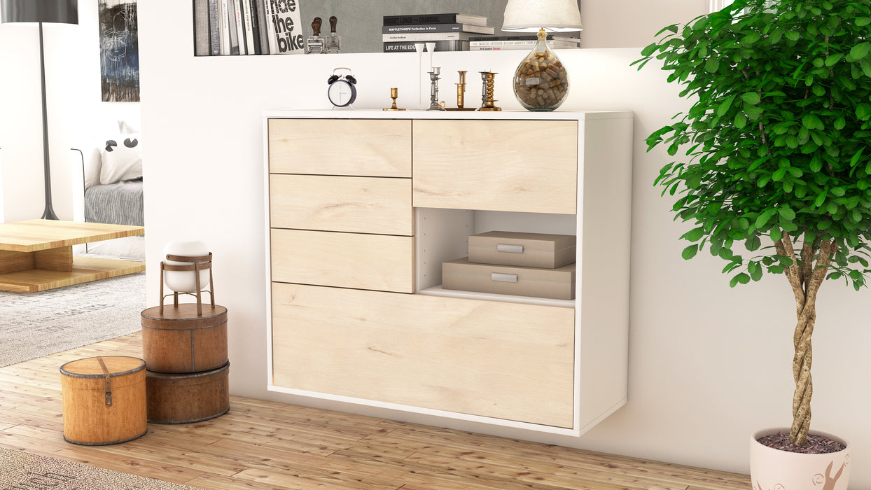 Sideboard Knoxville, Zeder, hängend (92x79x35cm)