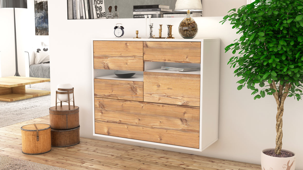 Sideboard Fayetteville, Pinie, hängend (92x79x35cm)