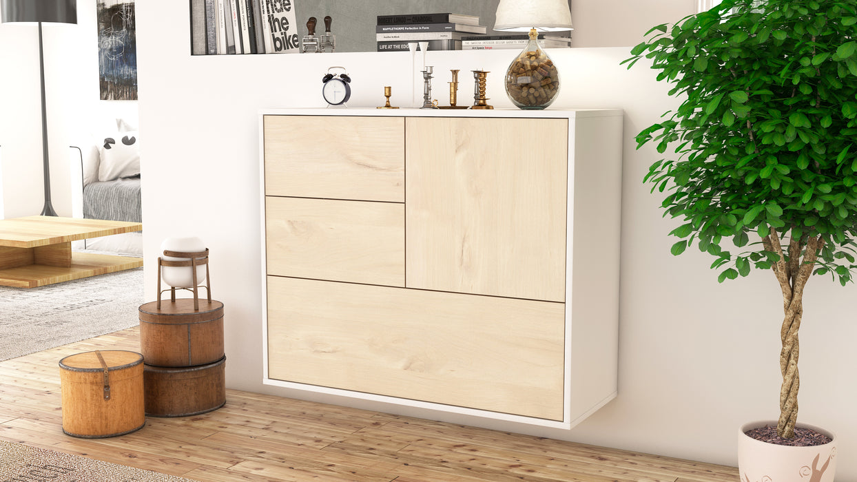 Sideboard Rancho Cucamonga, Zeder, hängend (92x79x35cm)