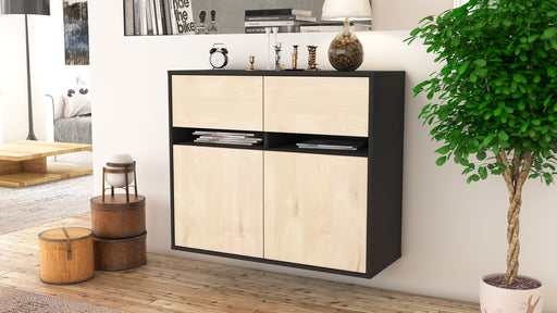 Sideboard Akron, Zeder, hängend (92x79x35cm)