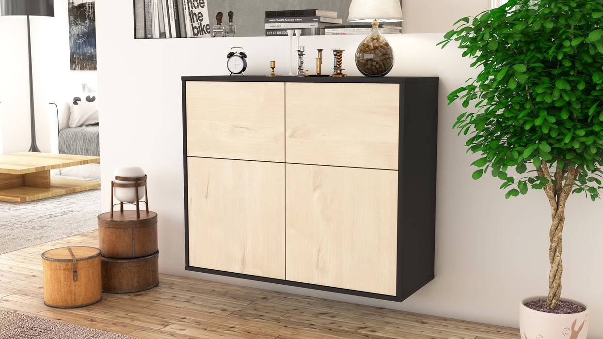 Sideboard Gilbert, Zeder, hängend (92x79x35cm)