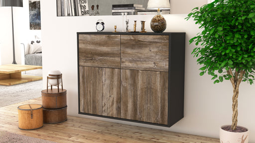 Sideboard Gilbert, Treibholz, hängend (92x79x35cm)