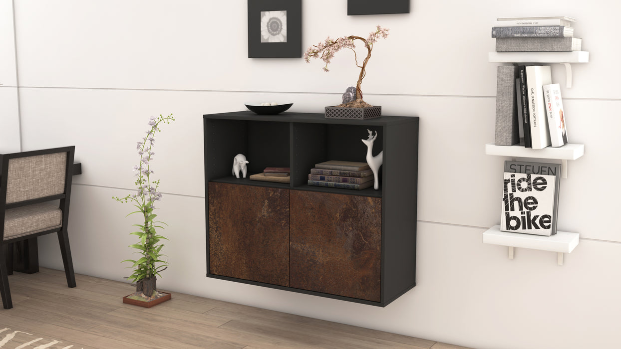 Sideboard Rochester, Rost, hängend (92x79x35cm)