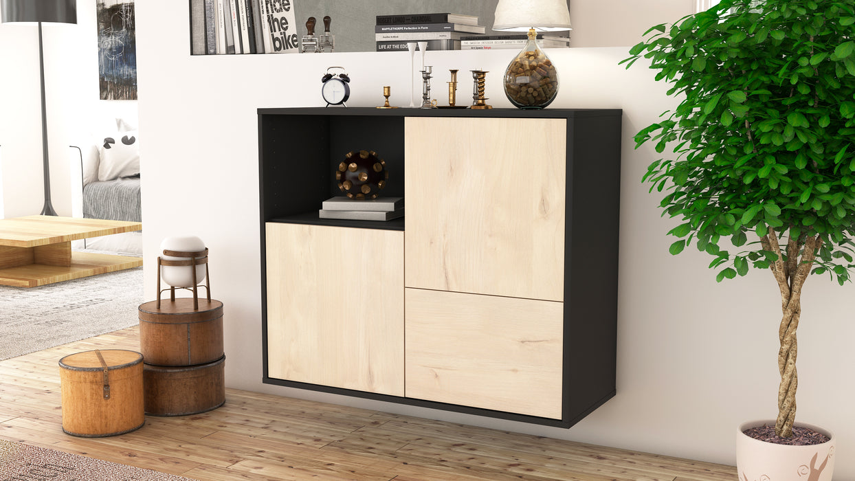 Sideboard Boise, Zeder, hängend (92x79x35cm)