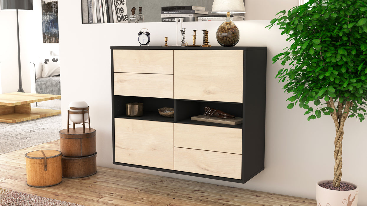 Sideboard Oxnard, Zeder, hängend (92x79x35cm)