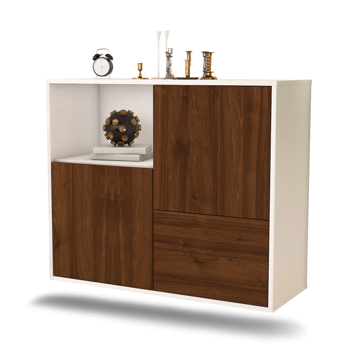 Sideboard Boise, Walnuss, hängend (92x79x35cm)