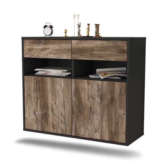 Sideboard North Las Vegas, Treibholz, hängend (92x79x35cm)