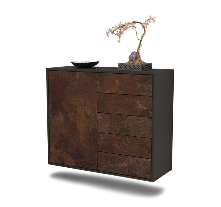 Sideboard Yonkers, Rost, hängend (92x79x35cm)