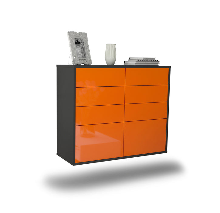 Sideboard Des Moines, Orange, hängend (92x79x35cm)