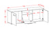 Lowboard Andreana, Rost Maß (136x49x35cm) - Dekati GmbH