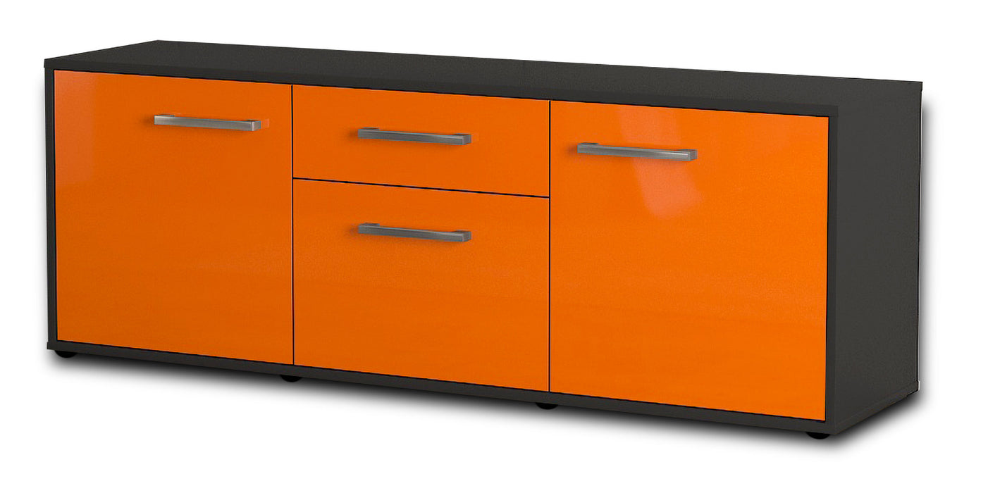 Lowboard Anella, Orange Seite (136x49x35cm) - Dekati GmbH