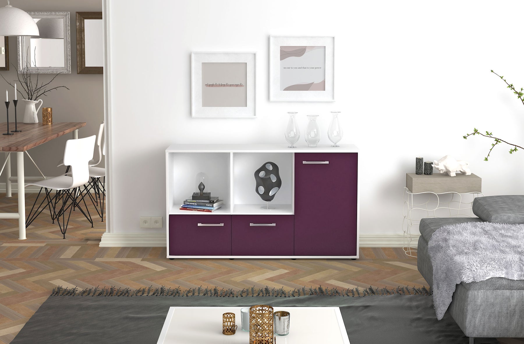 Sideboard Dolcia, Lila Studio ( 136x79x35cm) - Dekati GmbH