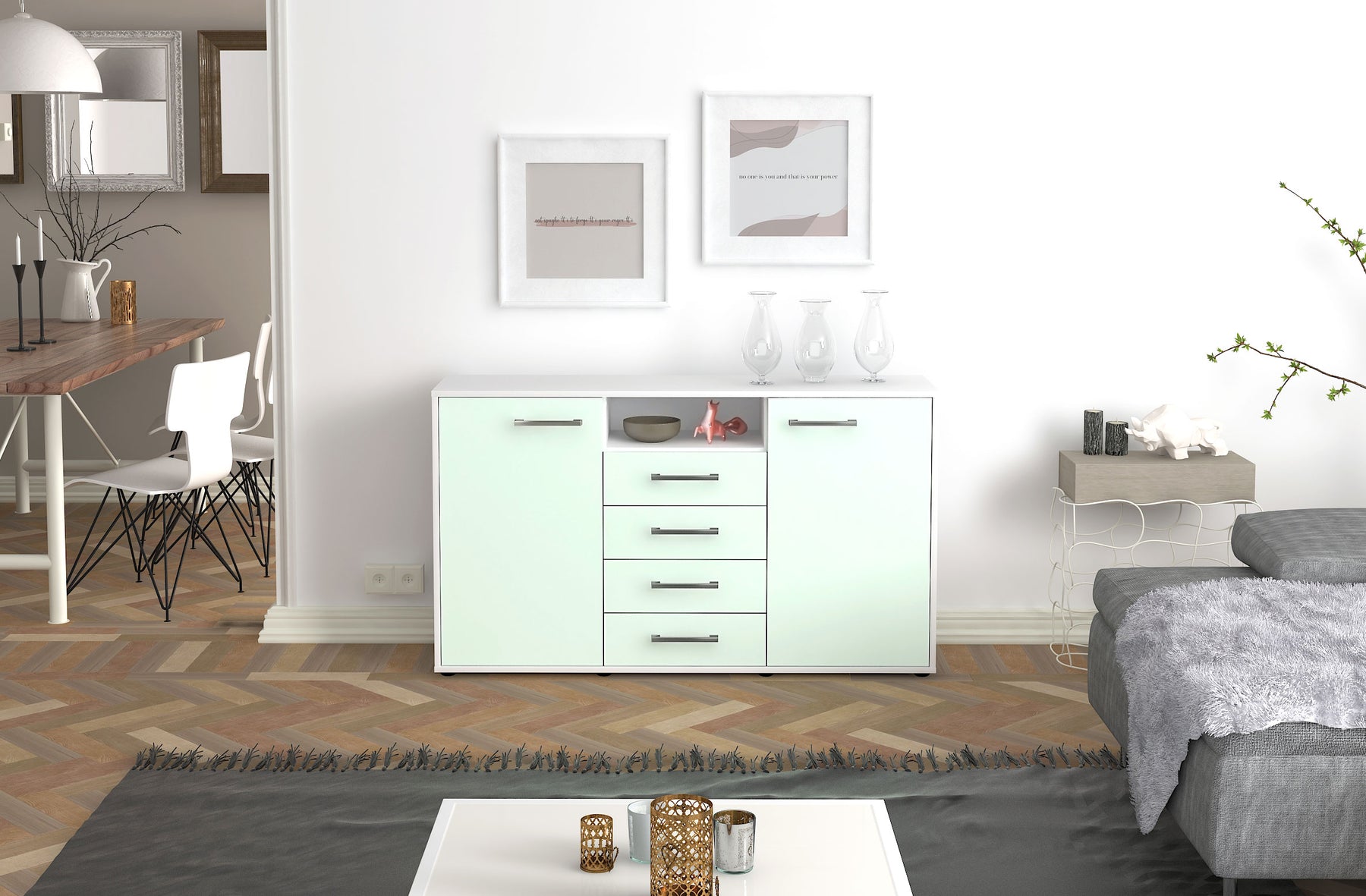 Sideboard Donnice, Mint Studio ( 136x79x35cm) - Dekati GmbH