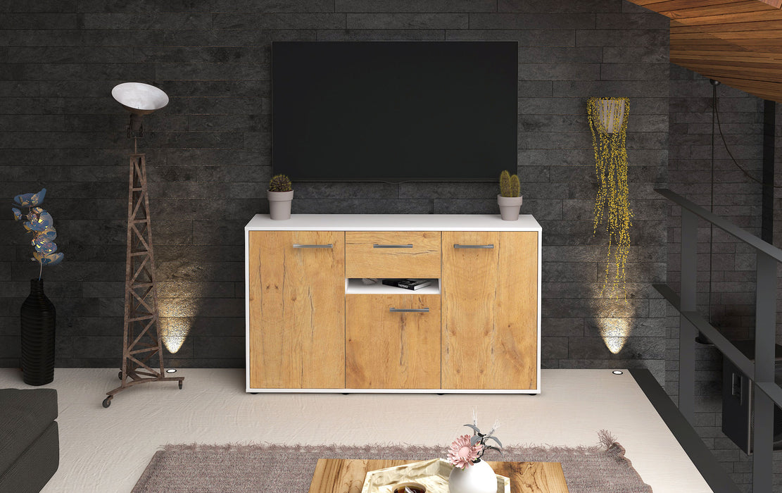 Sideboard Dorina, Eiche Studio ( 136x79x35cm) - Dekati GmbH