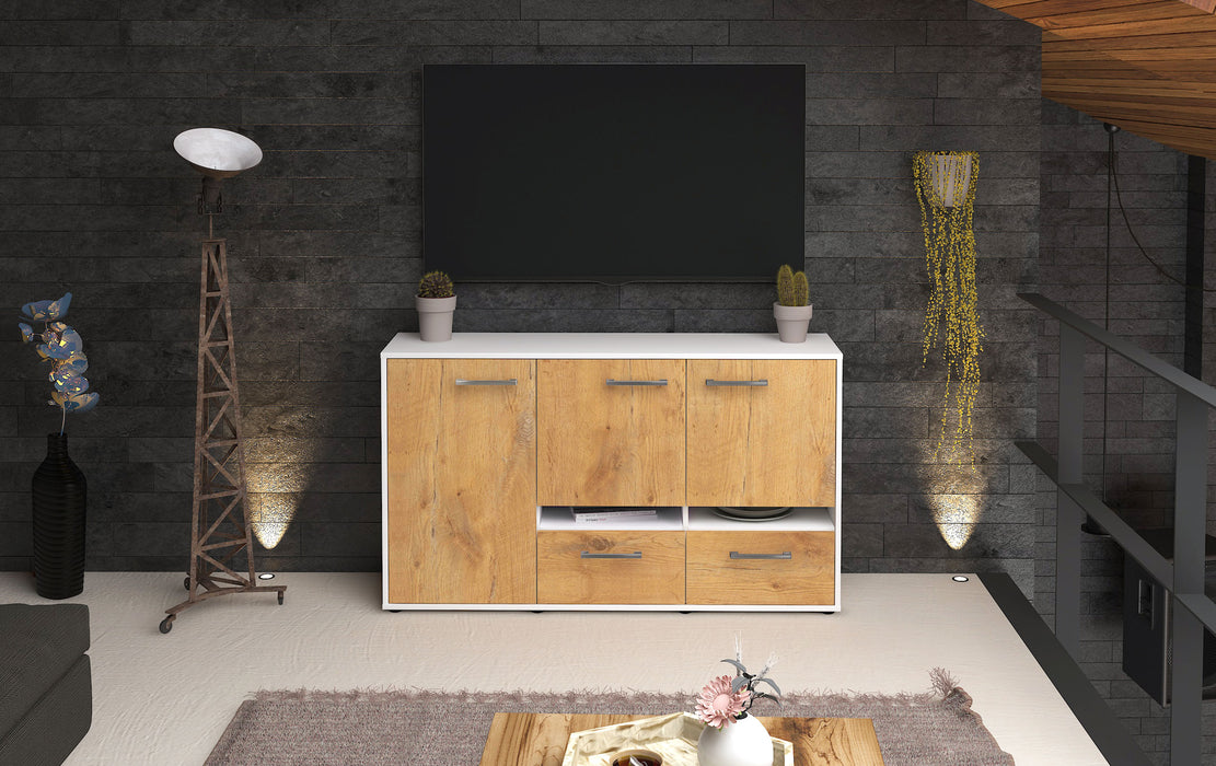 Sideboard Ebe, Eiche Studio ( 136x79x35cm) - Dekati GmbH