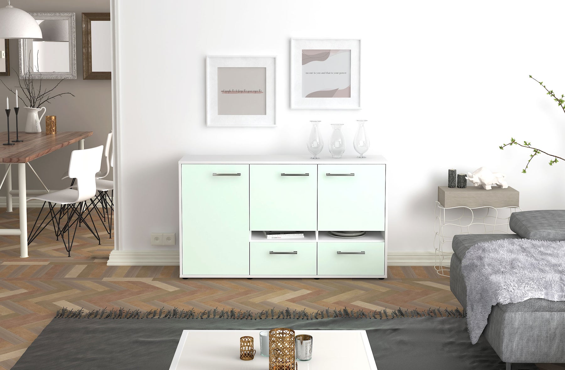 Sideboard Ebe, Mint Studio ( 136x79x35cm) - Dekati GmbH