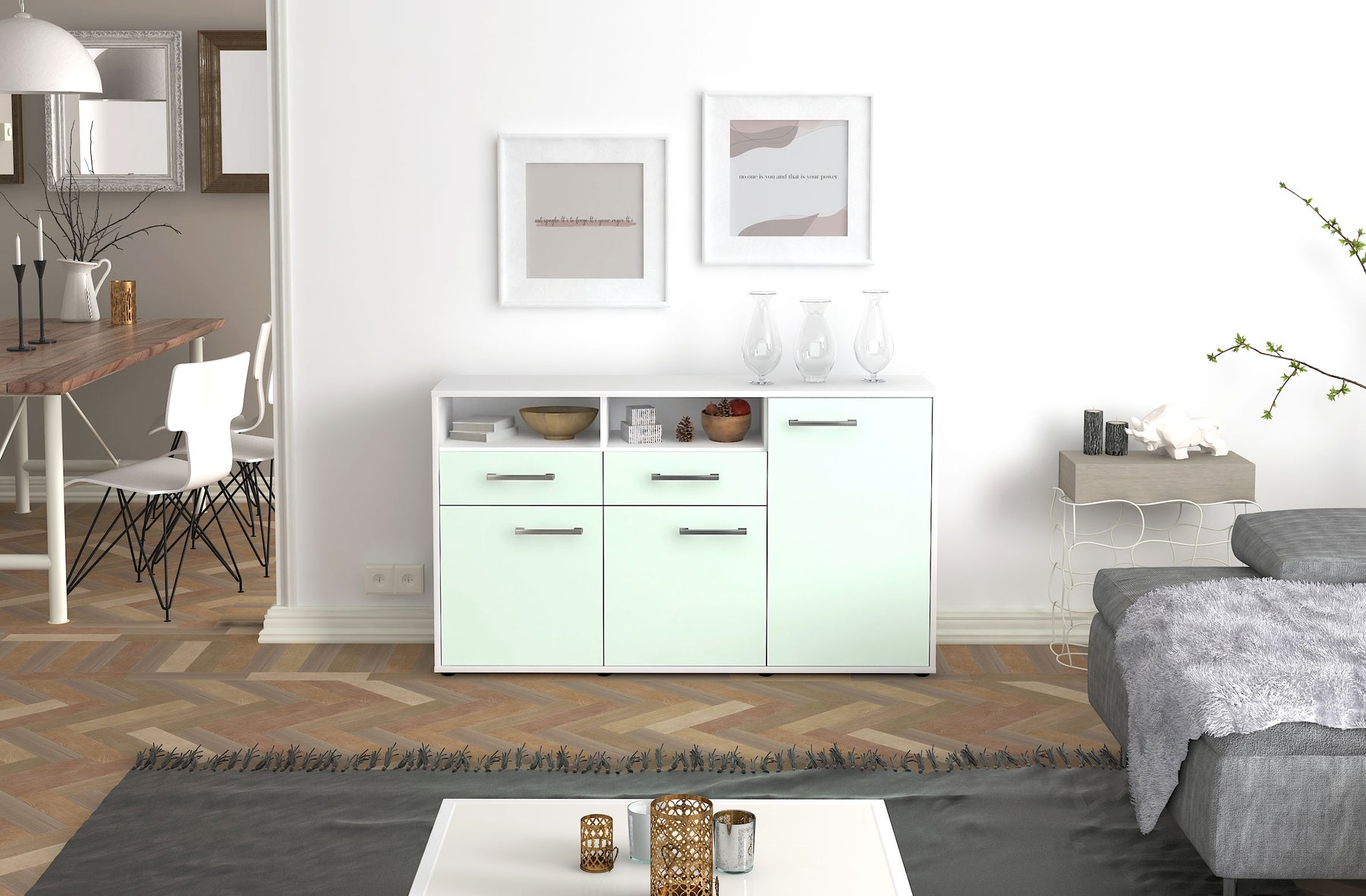 Sideboard Editta, Mint Studio ( 136x79x35cm) - Dekati GmbH