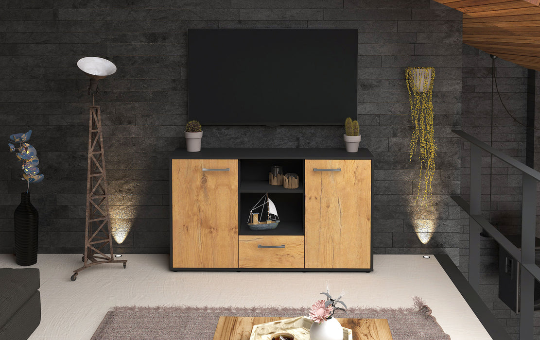 Sideboard Desideria, Eiche Studio (136x79x35cm) - Dekati GmbH